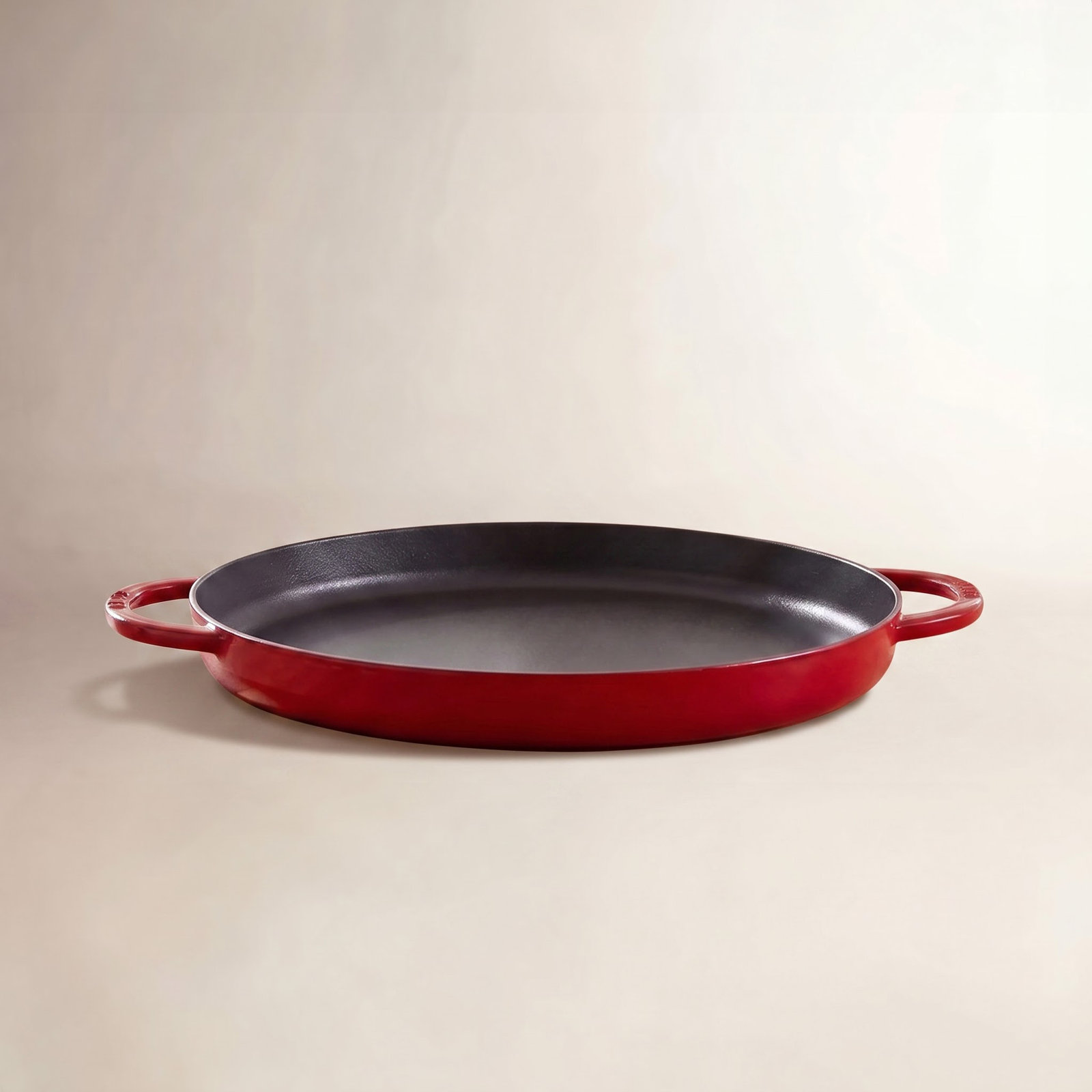 Staub Cast Iron Griddle, Cherry, 15.35"