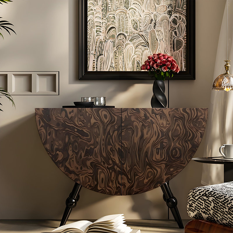Armoire de rangement en bois massif chinois, Noir