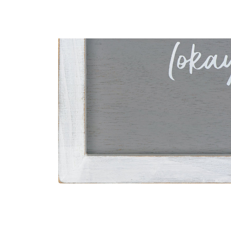 "Wash ... Fold 'maybe' Iron 'hahaha'" Wood Framed Wall Decor