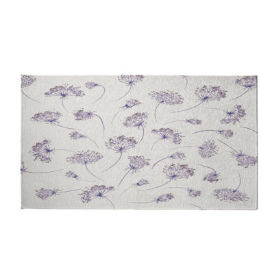 Alvordton Chenille Floral Indoor Rug