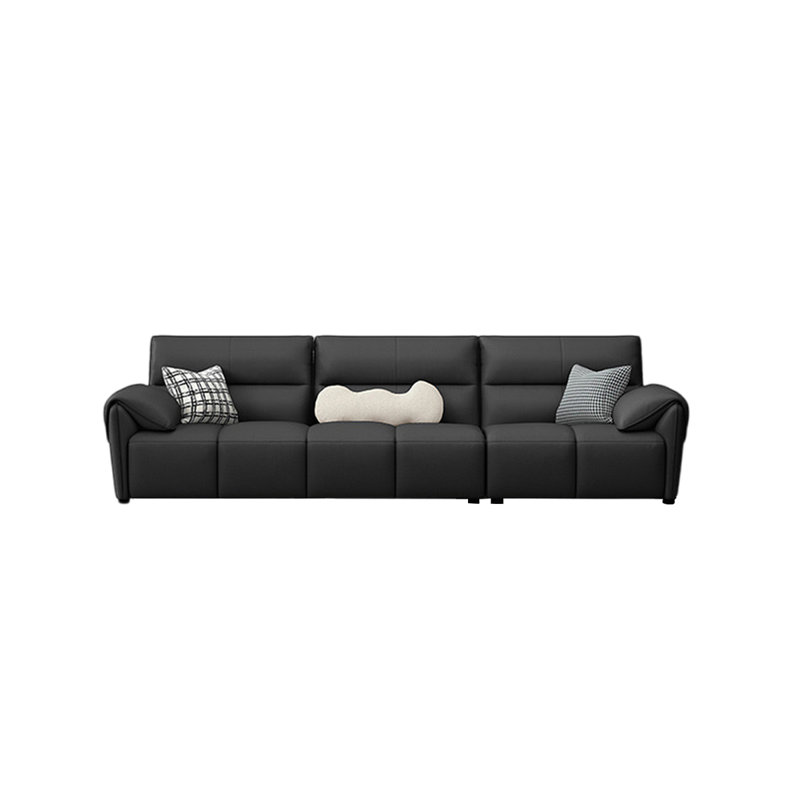 Canapé moderne simple à touches de piano, H 33,46 po x l 122,04 po x P 39,37 po
