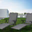 Chaise de patio inclinable