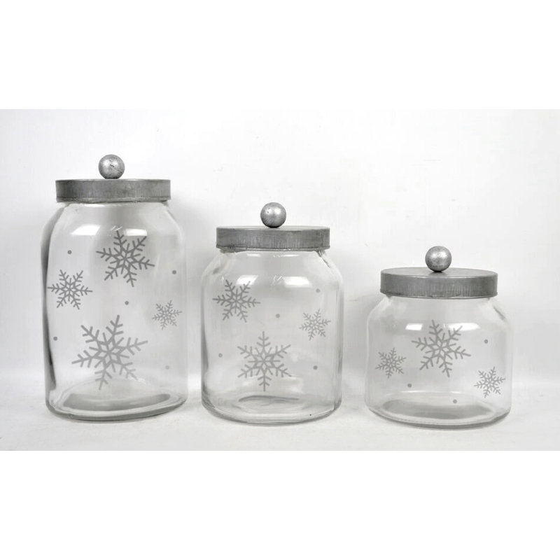 Glass Canister - Set of 3