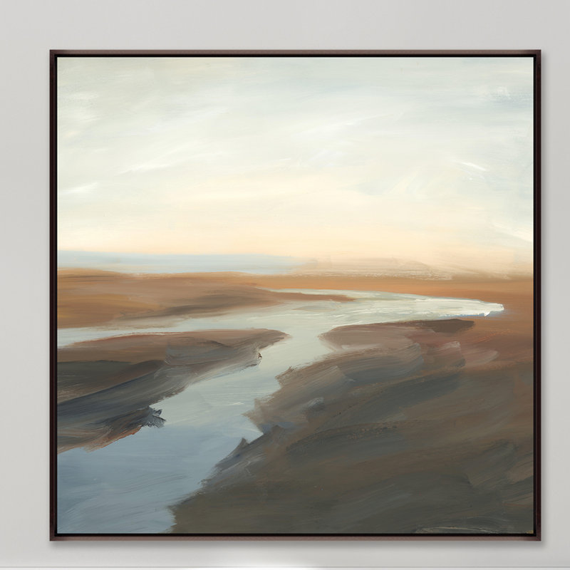 Sunrise River II Painting by Ryan Brown