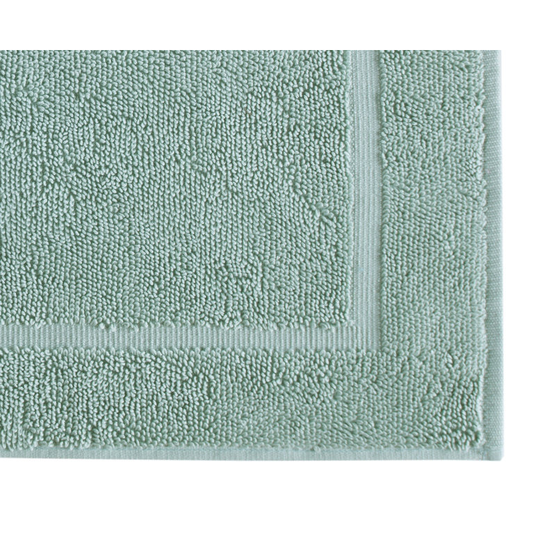 Lerins Solid Color Bath Mat Floor Towel, Celadon