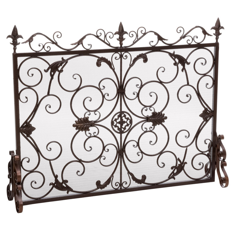 Iron Fireplace Screen