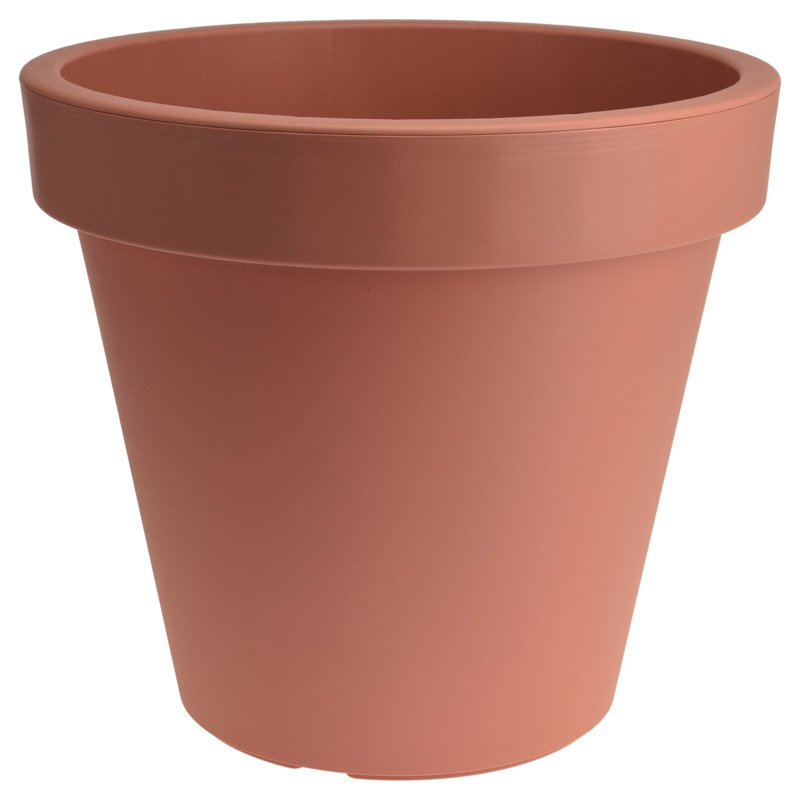 Carper Pot Planter, Brown, 30cm H x 35cm W x 35cm D