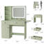 Bureau de maquillage avec miroir-272947255