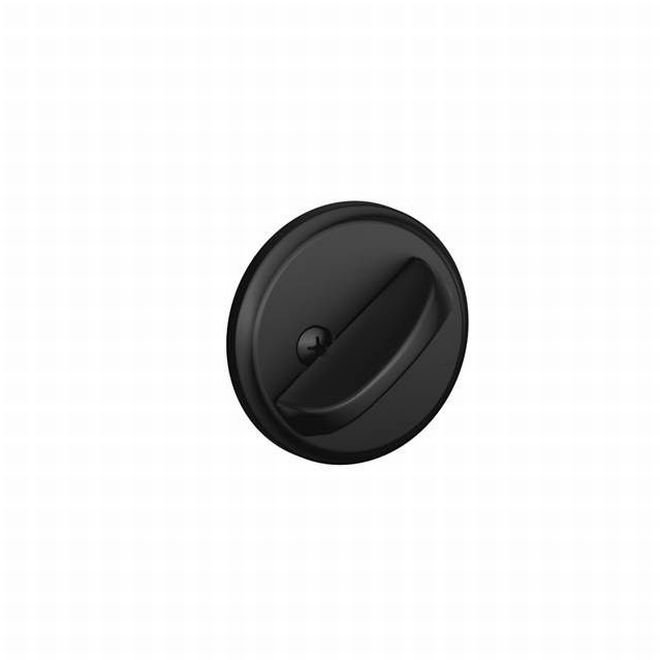 Boulon de porte commercial, Noir mat, Oui