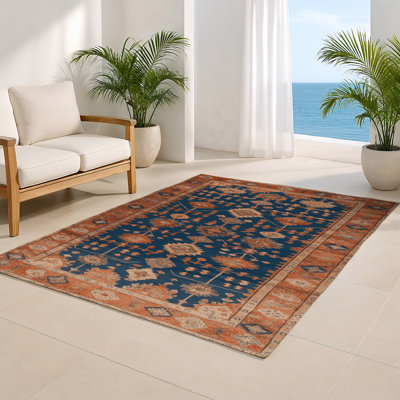 Tapis turc intérieur et extérieur brun
