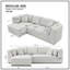 Canapé modulaire 2 pièces Galt-640272024-640526732