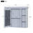 Wall Mounted Bathroom Storage Cabinet With Mirror Door-955623628