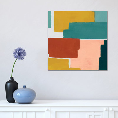 Block Abstract IV by Grace Popp - Wrapped Canvas Painting