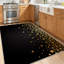 Tapis d'intérieur doré lavable à la machine avec étoiles étoile de Noël-133683328