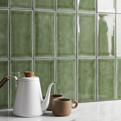 Nabi 4 in. x 9 in. Glossy Tile