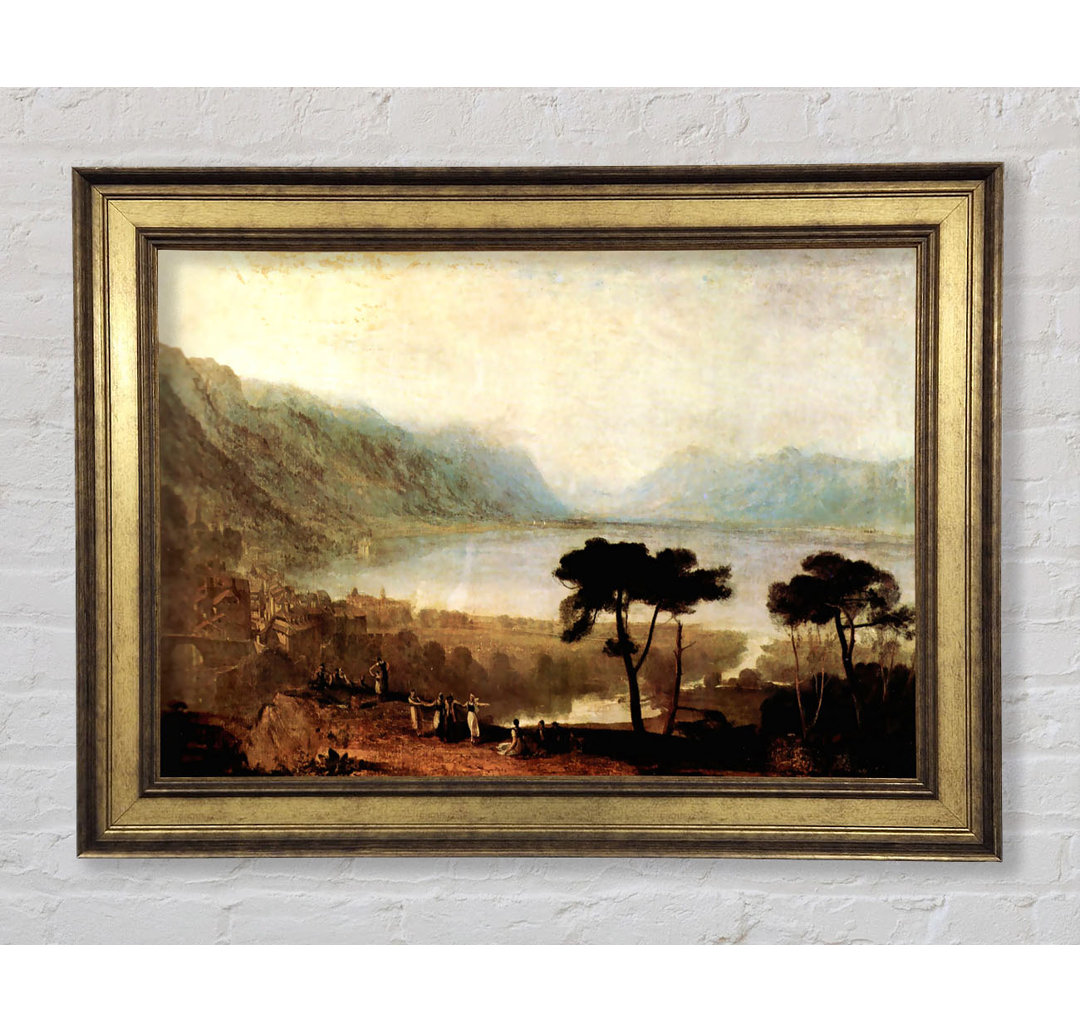 Joseph Mallord Turner Genfer See in Montreux - Druck