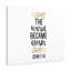 Word Became Flesh John 1:14 - Wrapped Canvas Print-981552375