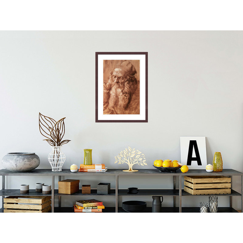 Portrait d'un homme de quatre-vingt-treize ans par Albrecht Dürer - Impression Giclée encadrée, H 29,5 po x l 21,92 po