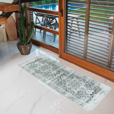 Jasim Washable Abstract Indoor Rug