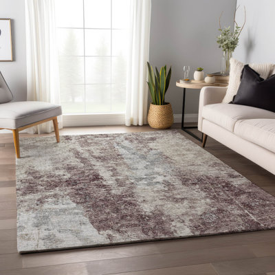 Premium Machine Washable Driessen AMF68 Plum Rug