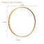 Miroir mural rond en aluminium Bhage-747923984-747923985