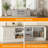 Farmhouse TV Stand, With Storage Cabinets-123885795