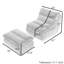 Canapé paresseux rembourré 32 "Big Chaise-745704771