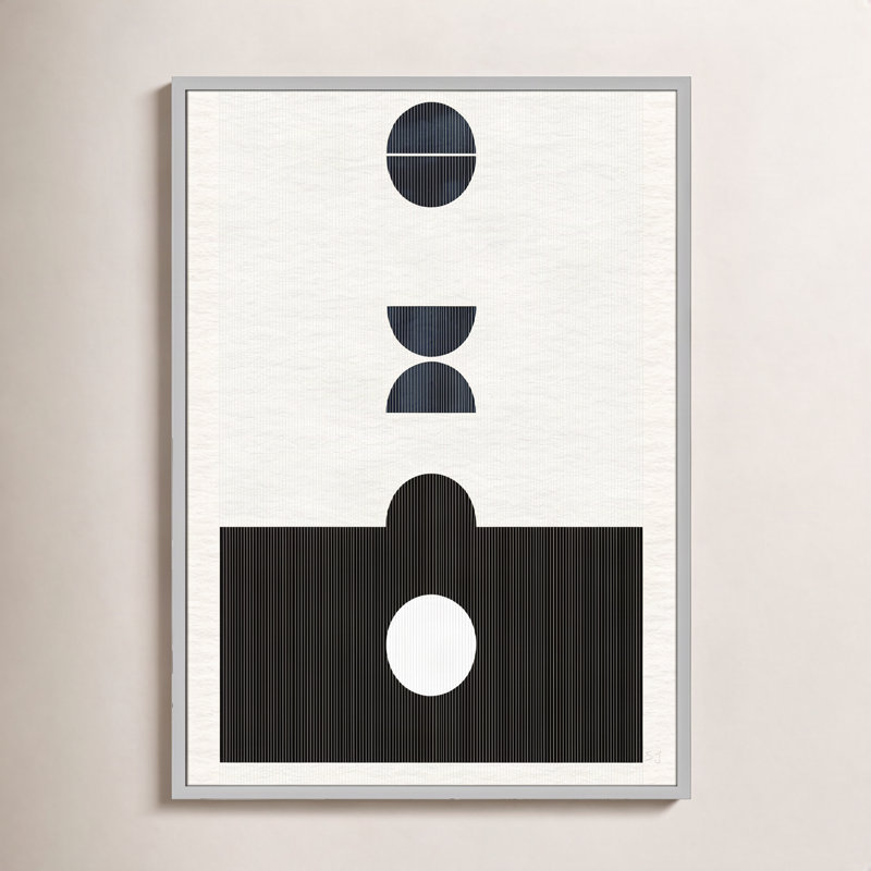 Eclipse I Print by Susan Jill, 41.5" H x 29.5" W x 0.75" D, Matte Silver Framed