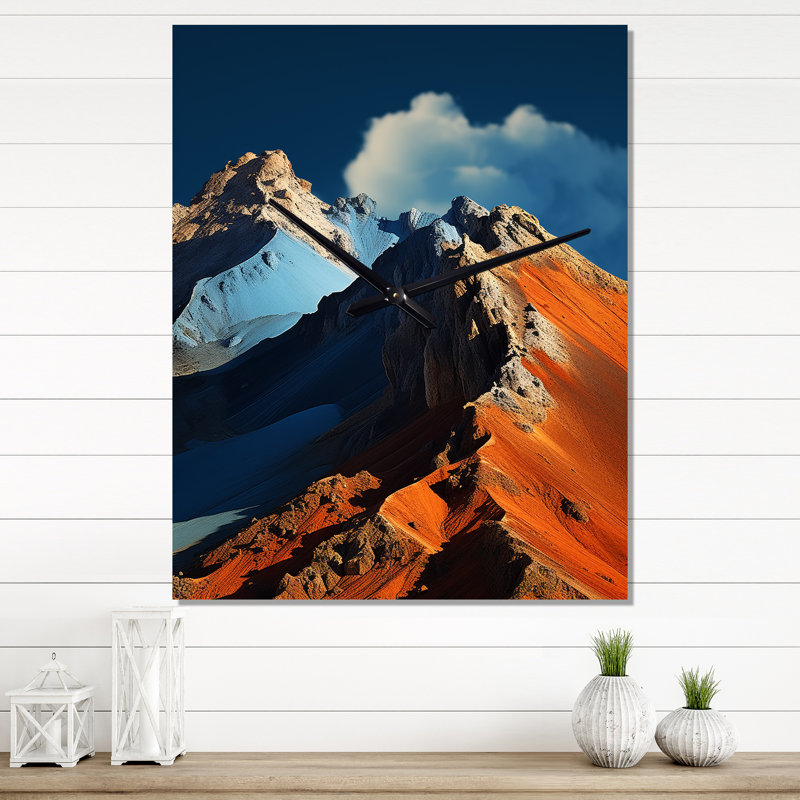 Horloge murale Beyonka - Volcano surdimensionnée, Moyen