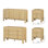 Ensemble de commode 6 tiroirs Adora