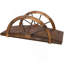 Passerelle de jardin en bois 3,3 pi