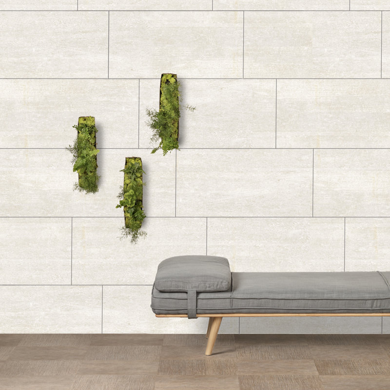 Native Rock 24" X 48" Porcelain Metal Look Tile, Palladium