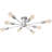 Dushka 8-Light 30.12'' Dimmable Sputnik Sphere  Modern Linear Chandelier Semi Flush Mount Ceiling Fixture-130640068