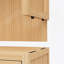 Armoire de rangement multifonctionnelle en bambou pour salle de bain