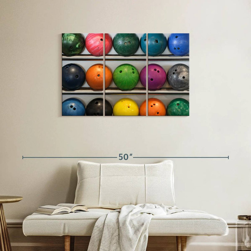 Sireci Bowling Balls, 24" H x 38" W