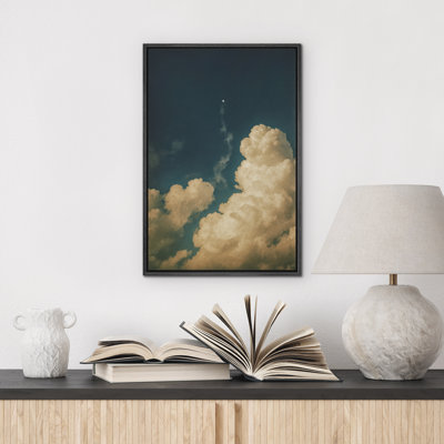 Nuage, reproduction d'art sur toile encadrée, décoration murale