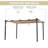 Outsunny Pergola with Retractable Shade Canopy, Aluminum-89289967-98228984