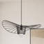 Luminaire suspendu modulaire à 1 lumière avec chapeau de paille (ampoule incluse)