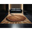 Tapis moelleux moelleux en bois de style rustique Banjo brun et beige-1364694622