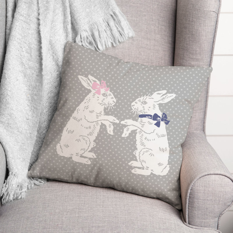 Coussin Hippity Hoppity, 26 po x 26 po