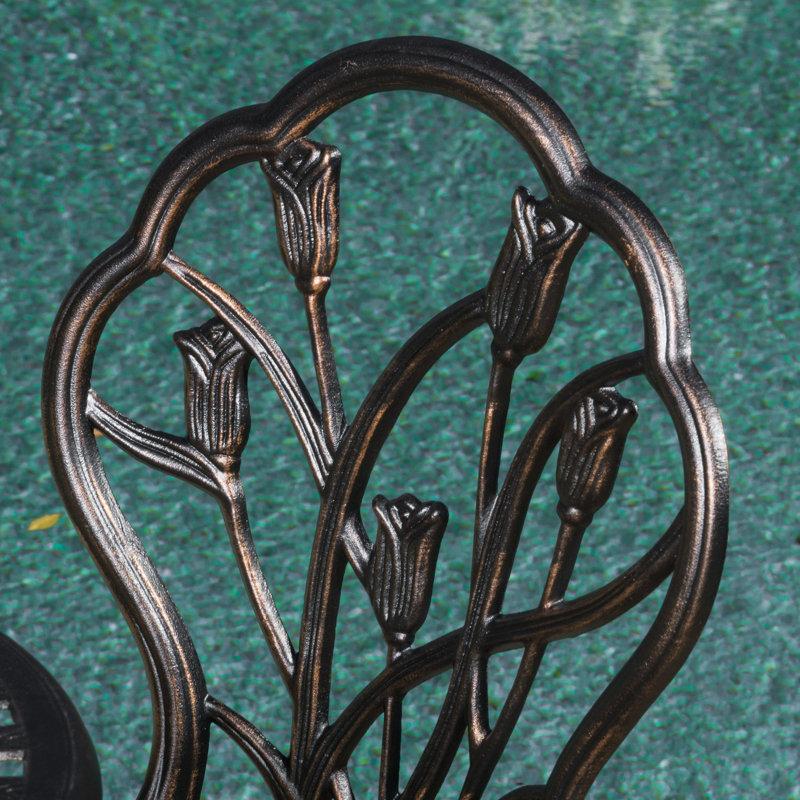 Nassau Cast 3Pc Bistro Set, Copper