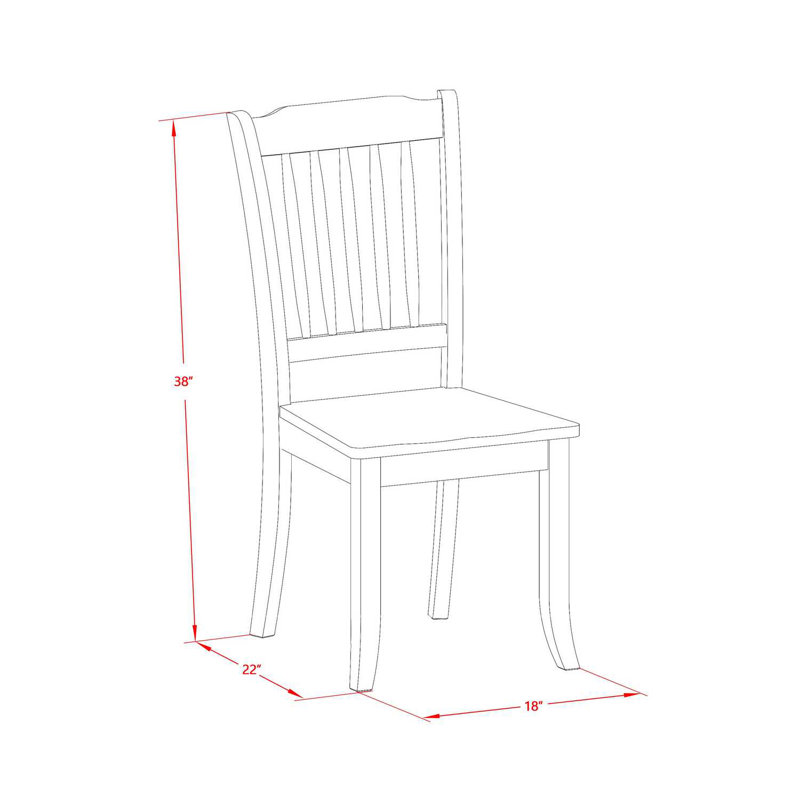 L'ensemble de table de salle à manger moderne 3 pièces comprend une table ronde en bois avec piédestal et 2 chaises de salle à manger, 42 x 42 pouces, acajou