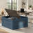 Bork Square Coffee Table For Living Room - 3 Colors Available (Black/Blue/White)-1893507438