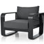 Ensemble de conversation pour patio 3 pièces avec coussin et table basse