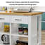 Îlot de cuisine en bois massif 62,99 po-107934484