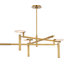 Melange 36" Floating Disc Chandelier with Alabaster