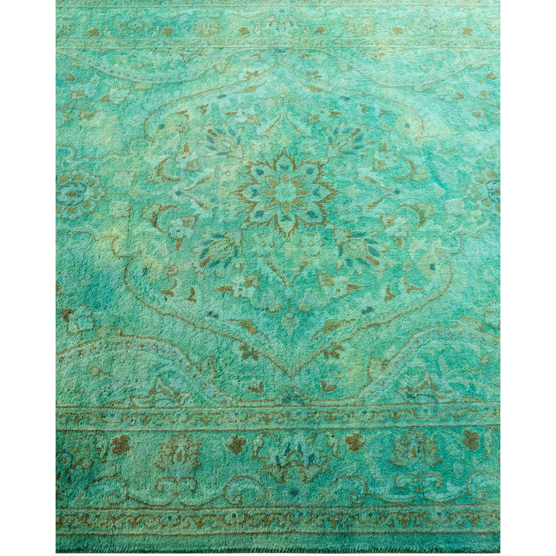 Tapis noué à la main Weirsky - One-of-a-Kind Weirsky - Vert
