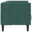  Canapé Chesterfield vert foncé