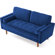 Delicat 58.46" Velvet Square Arm Loveseat