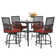 Alyne Square 4 - Person 32'' Long Bar Height Dining Set with Cushions